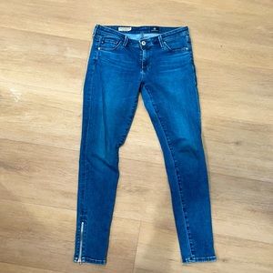 AG the zip up legging ankle size 28R